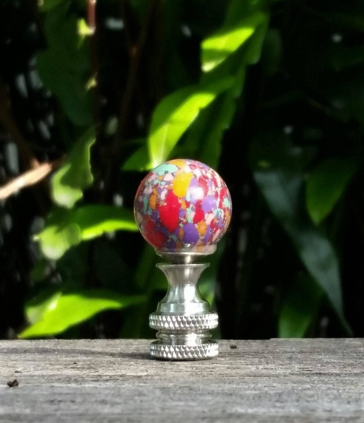 Small Colorful Lamp Finial, Kids Room