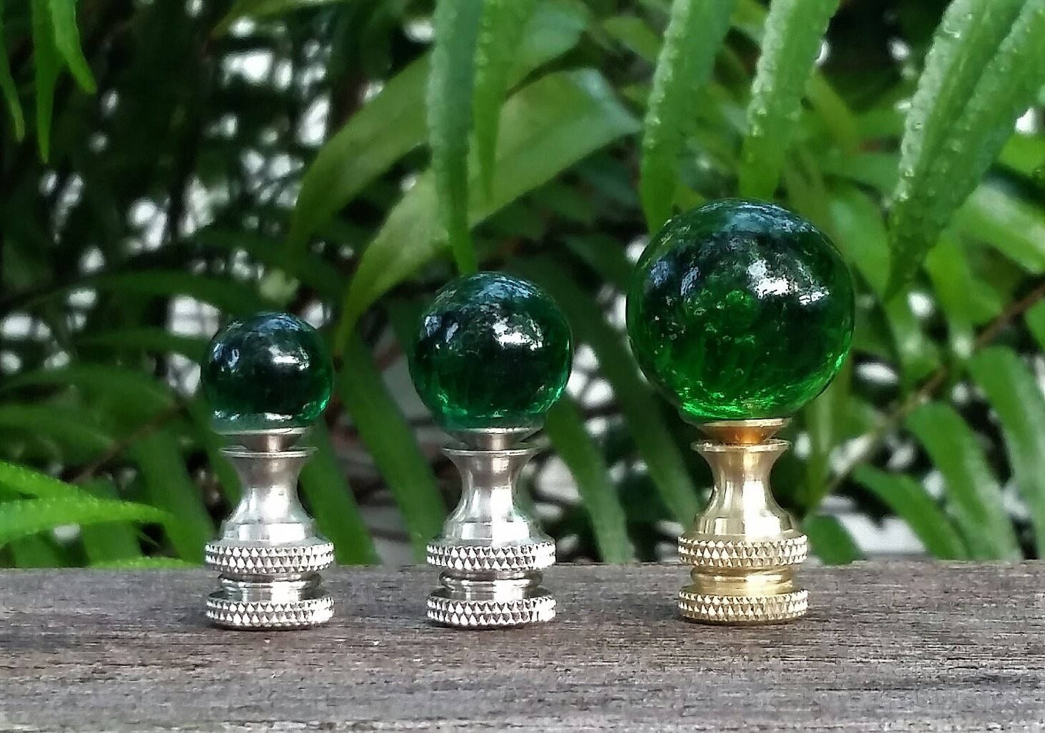 Small Green Lamp Finial