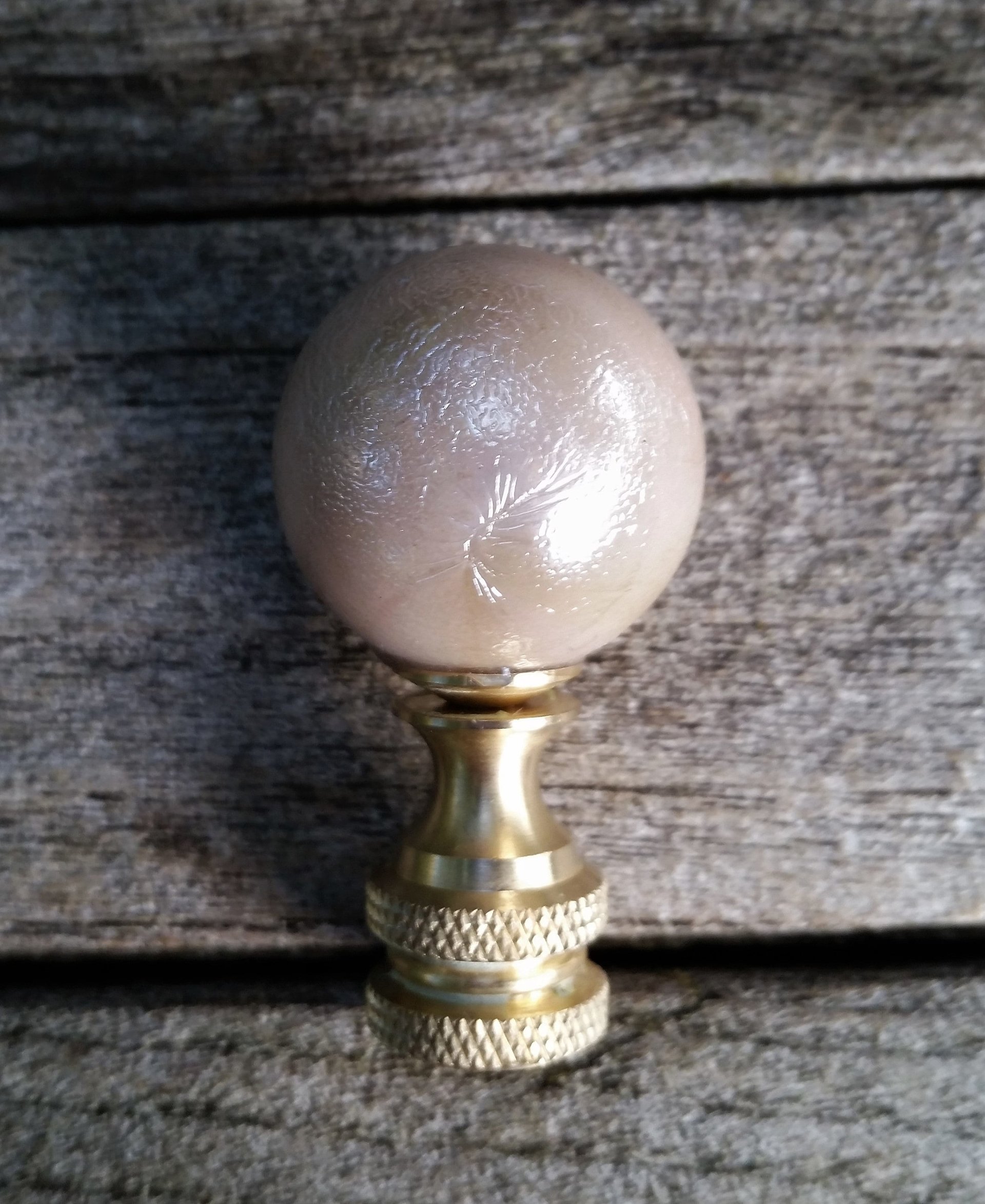 Beige Lamp Finial Medium