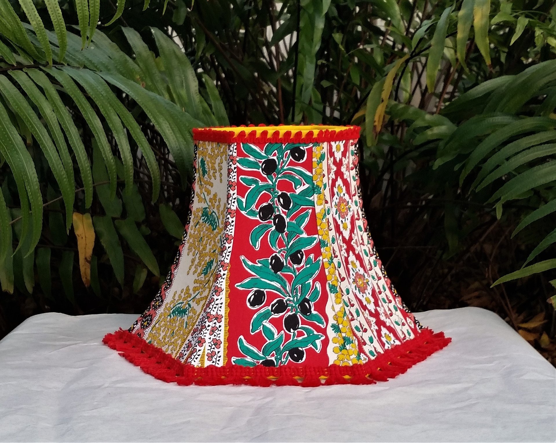 Floral Lampshade, French Country Pierre Deux Style