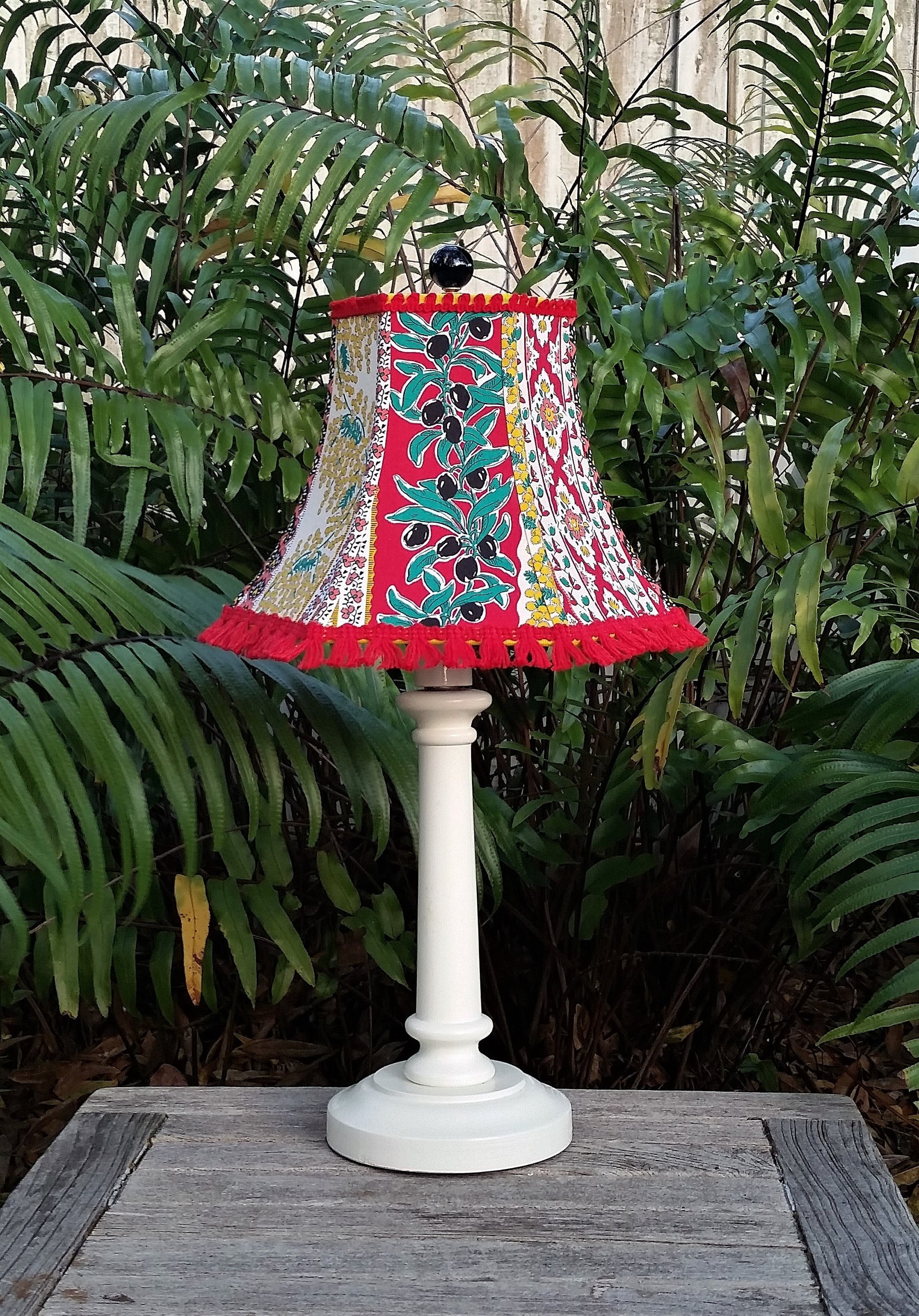 Floral Lampshade, French Country Pierre Deux Style