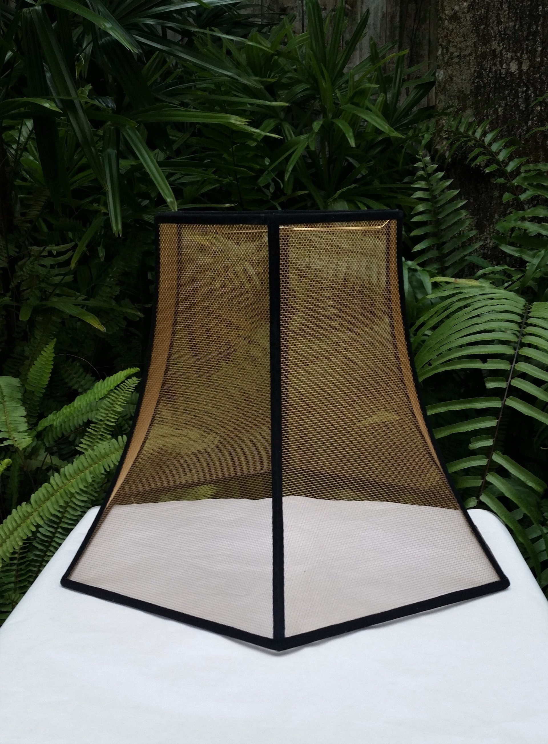 Wire Mesh Lamp Shade, Bronze Screen