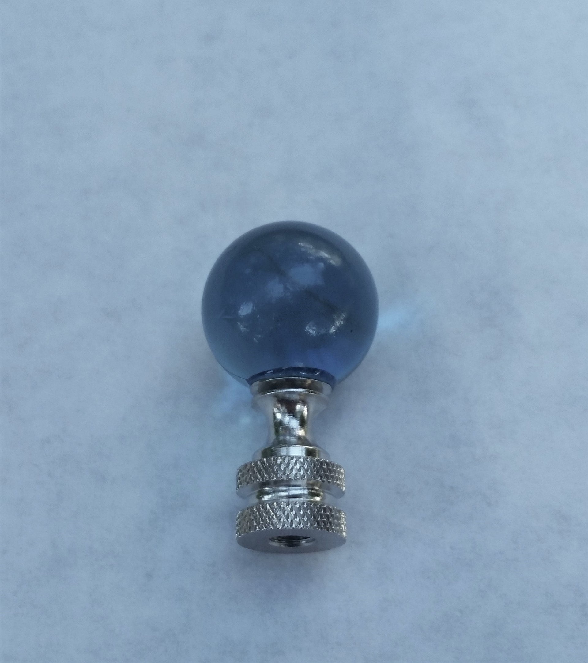 Light Teal Blue Lamp Finial