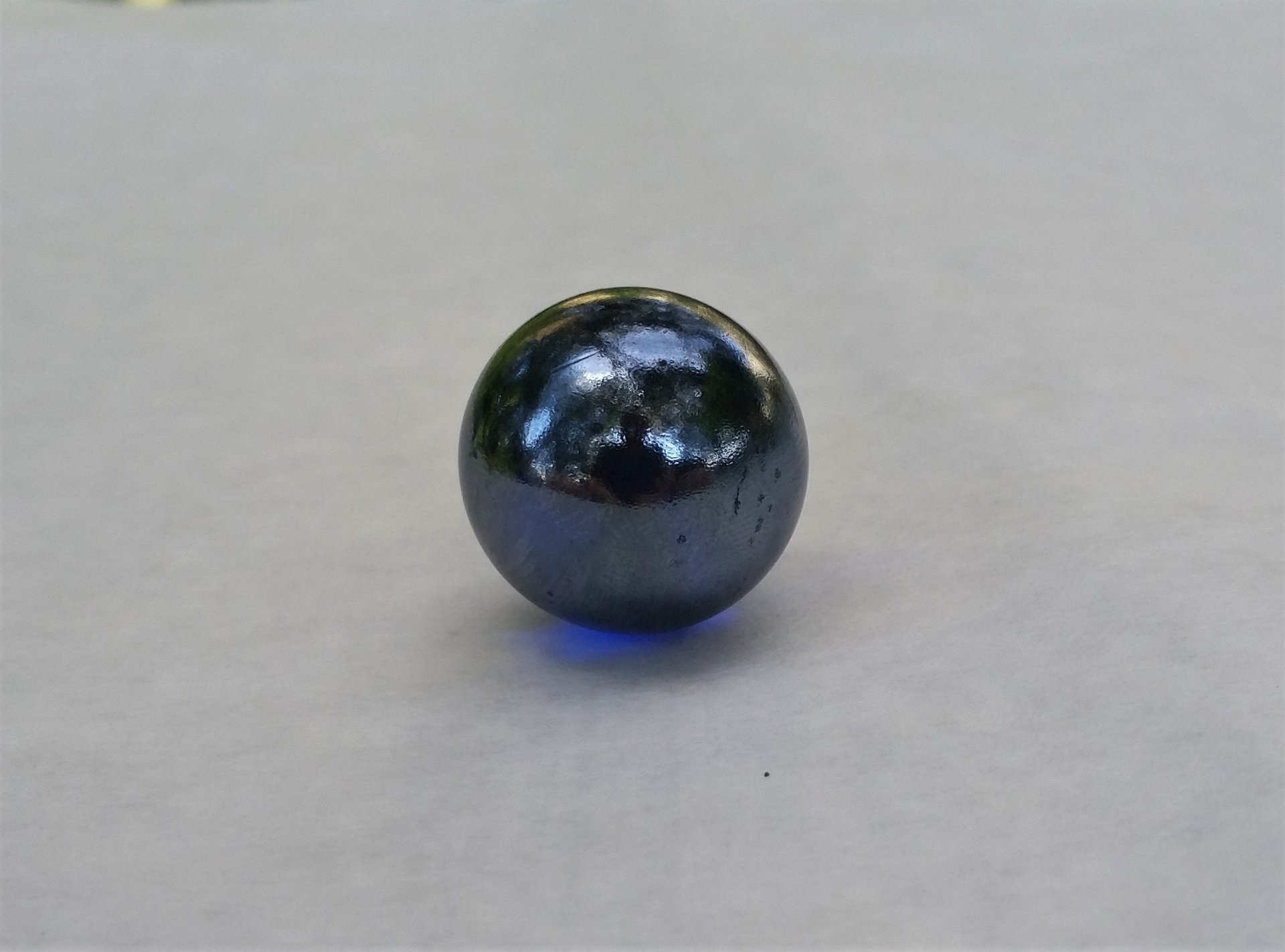 Iridescent Cobalt Blue Lamp Finial