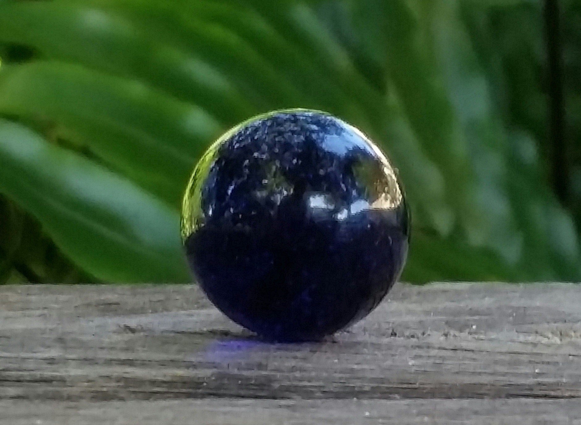 Cobalt Blue Lamp Finial One Inch