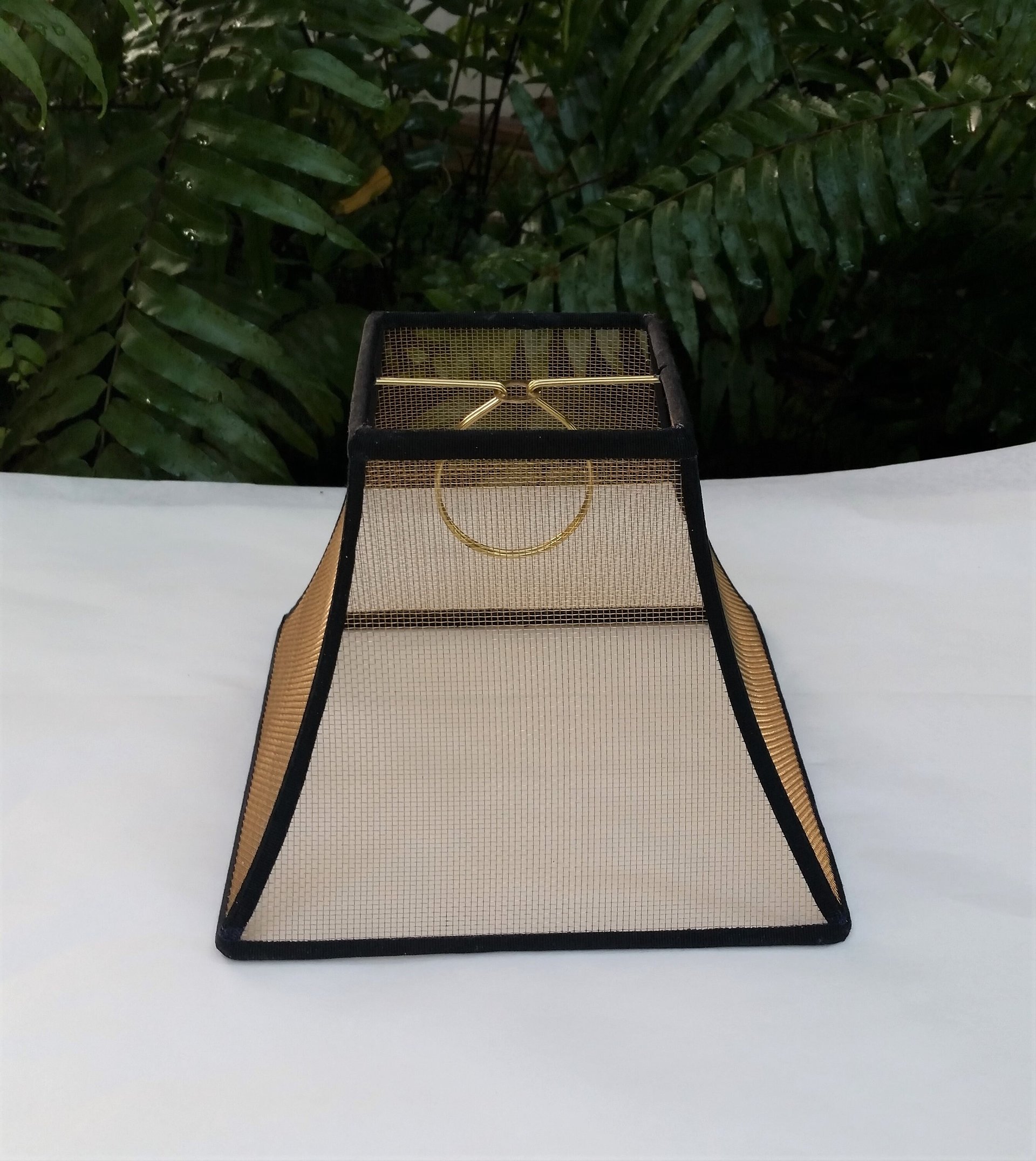 Mesh Lampshade, Bronze Screen Custom Lamp Shade