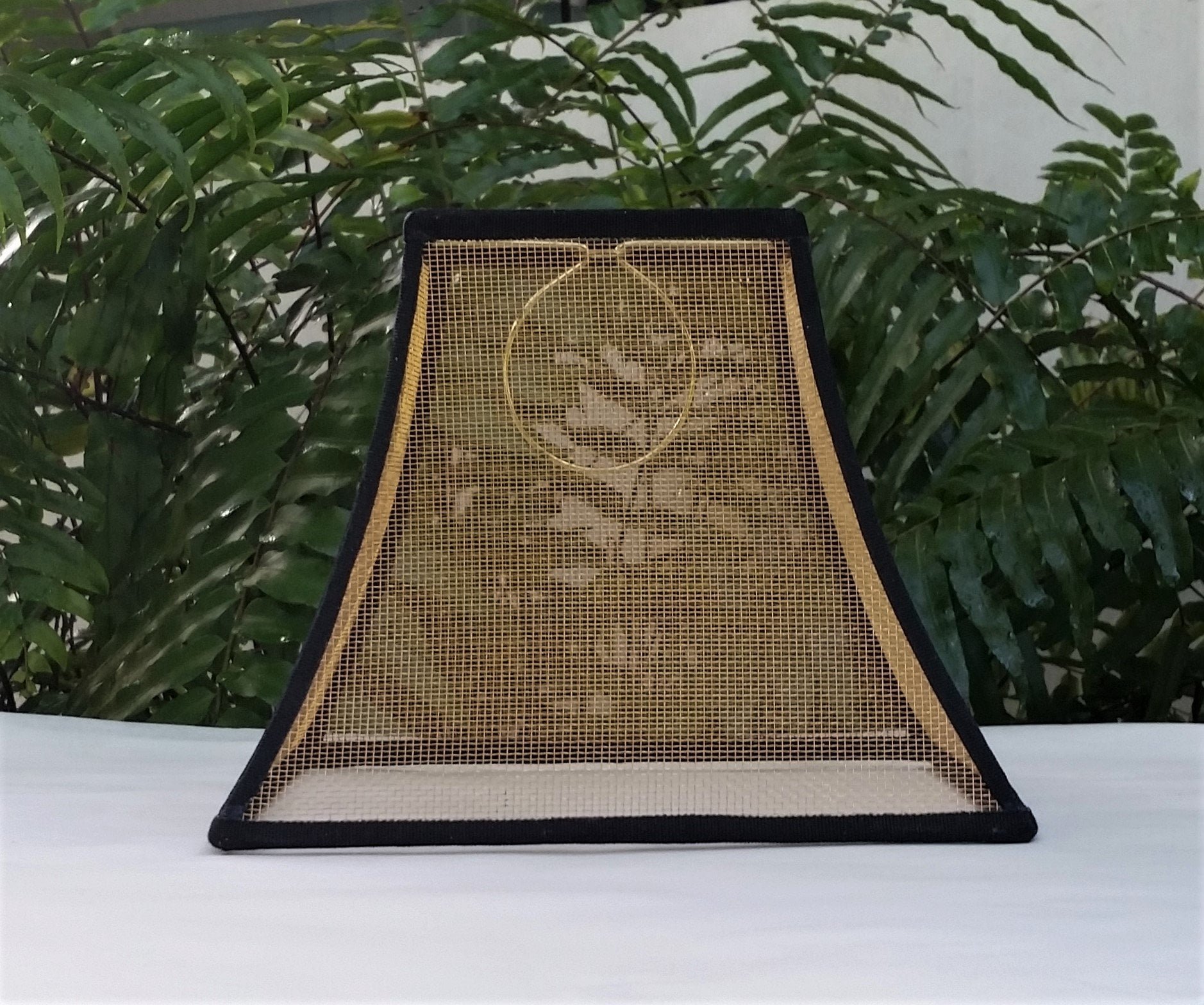 Mesh Lampshade, Bronze Screen Custom Lamp Shade