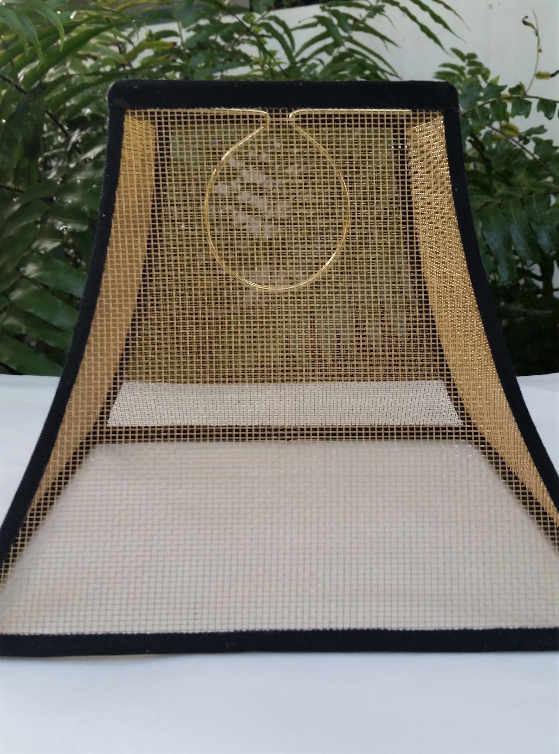 Mesh Lampshade, Bronze Screen Custom Lamp Shade