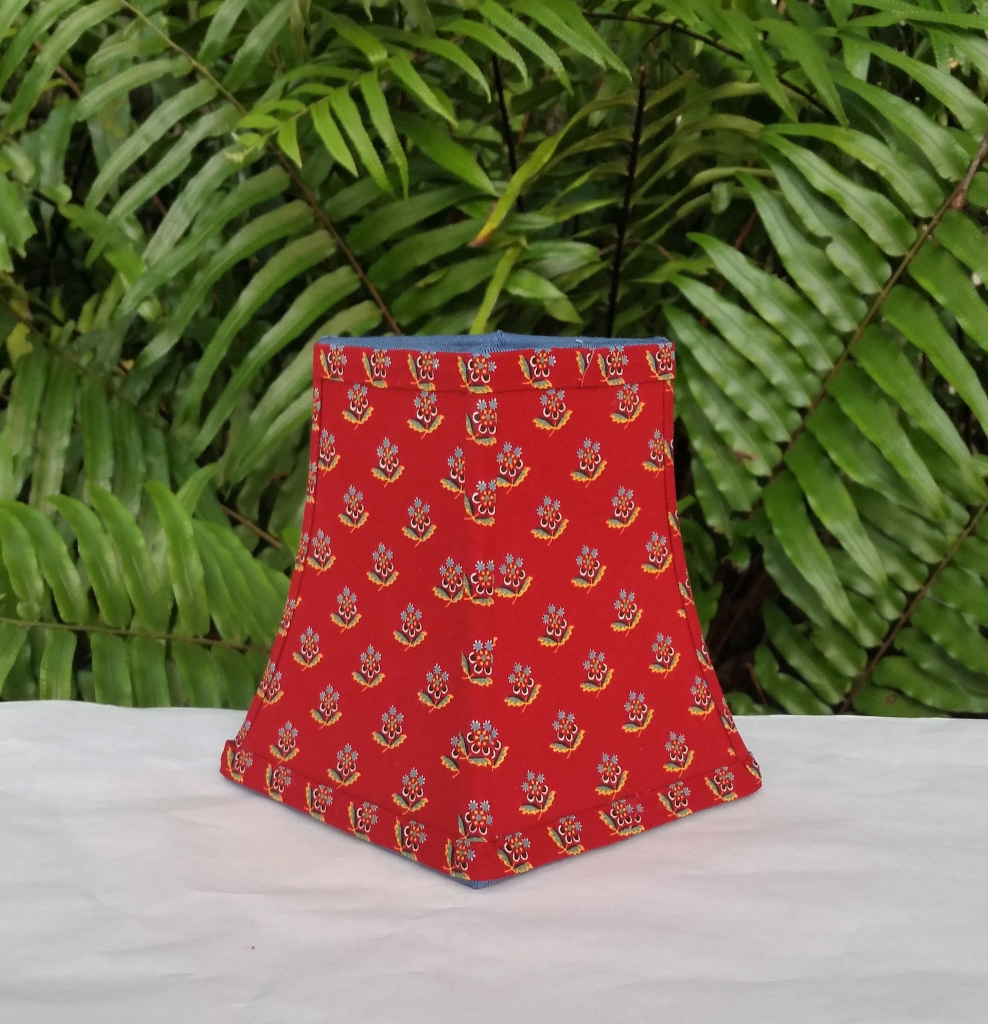 Vera Bradley Fabric Lamp Shade, Wine Red, Clip On