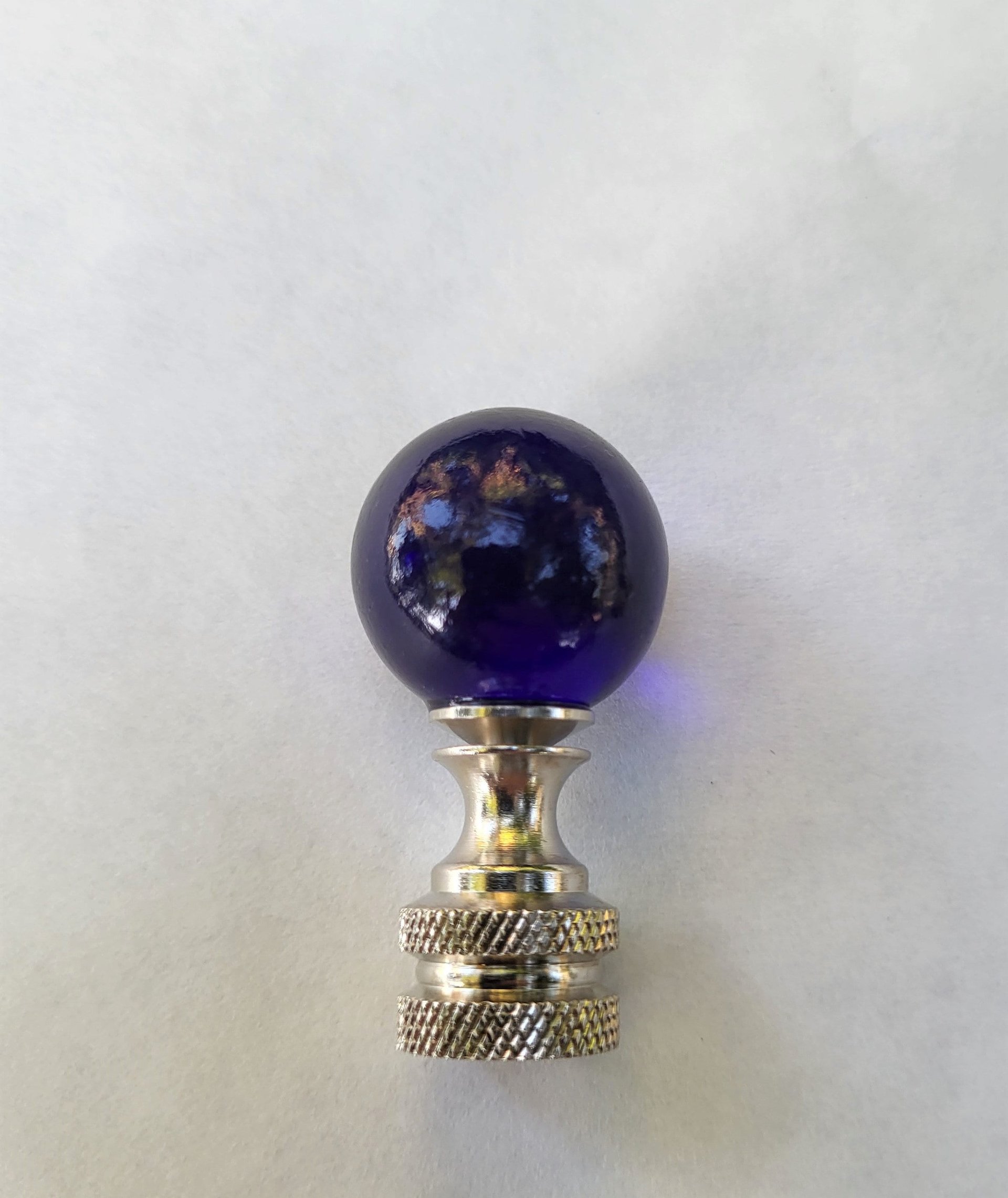 Small Cobalt Blue Lamp Finial