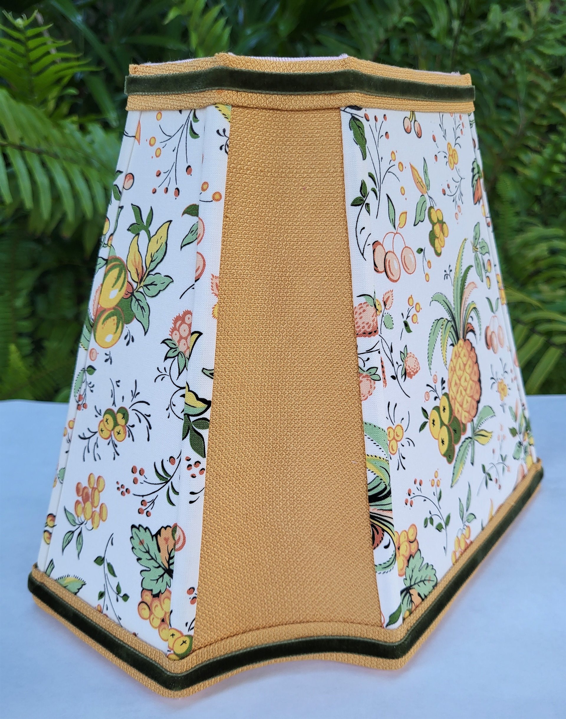 Pierre Deux Fruchie Fabric Lampshade, Medium Rectangle