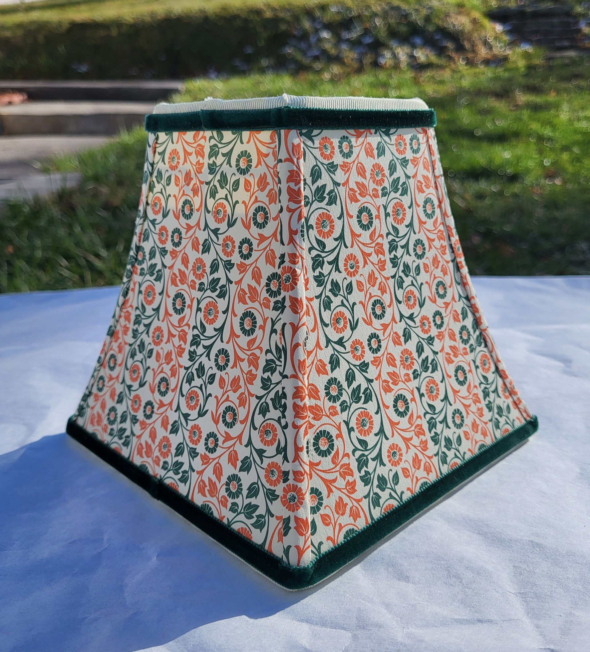 Small Italian Paper Sconce Lampshade Candle Clip