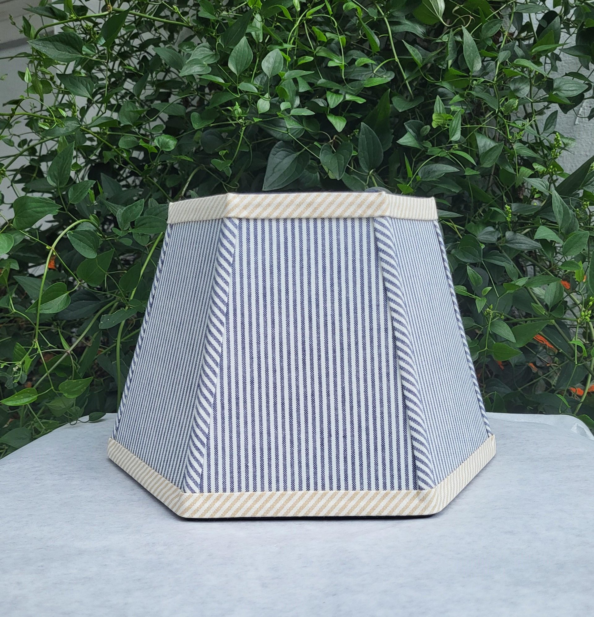 Ticking Lampshade Hexagon Various Sizes