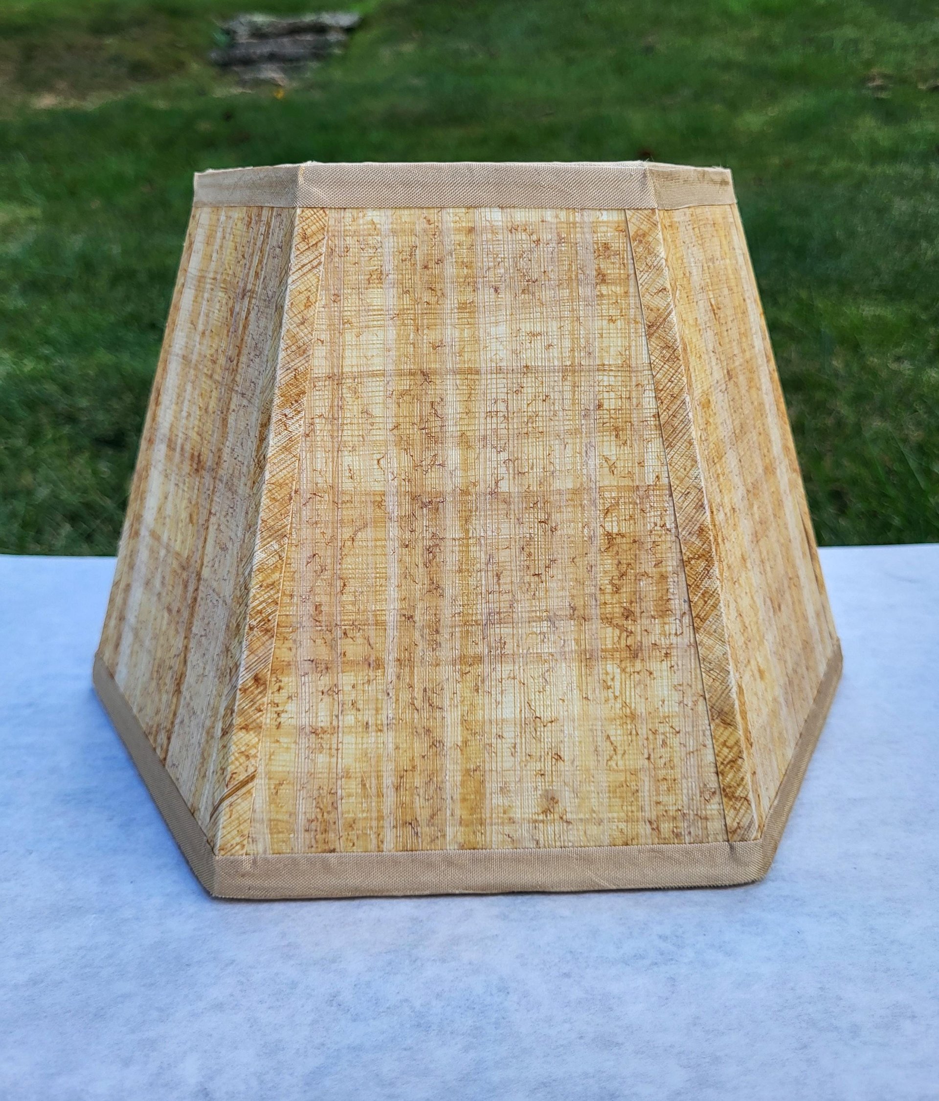 Papyrus Lampshade Medium Brown Hexagon Various Sizes Trims