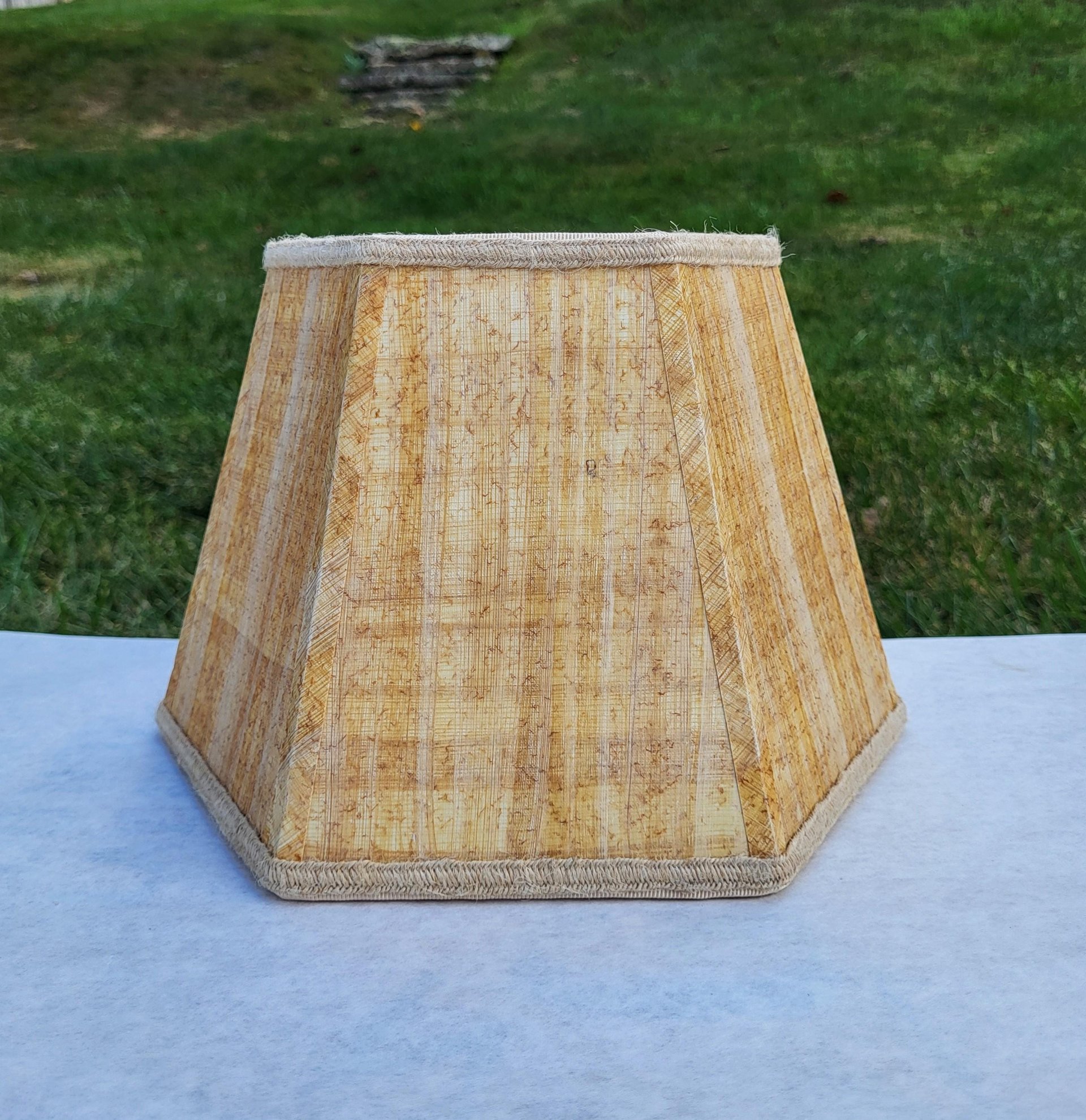 Papyrus Lampshade Medium Brown Hexagon Various Sizes Trims