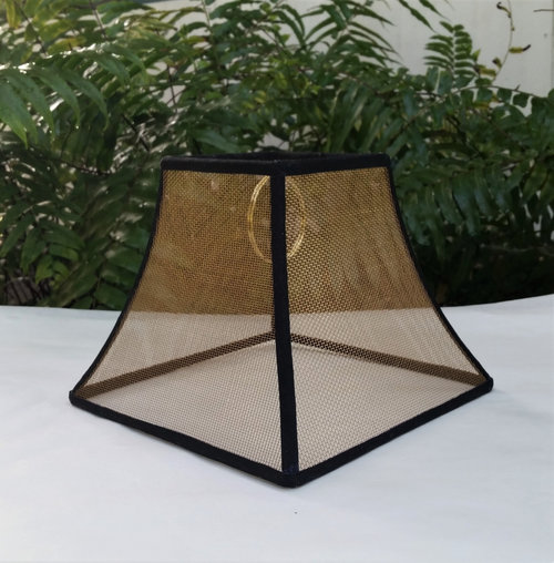 Mesh Lampshade, Bronze Screen Custom Lamp Shade