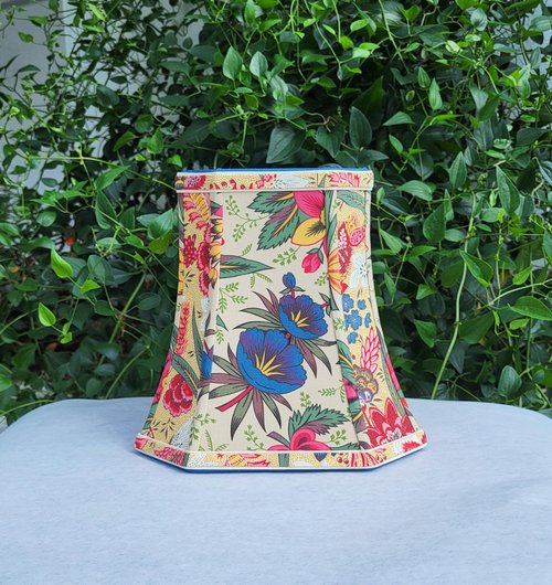 French Floral Square Lampshade